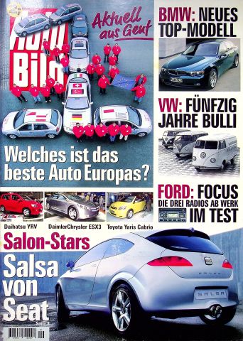 Deckblatt Auto Bild (09/2000)